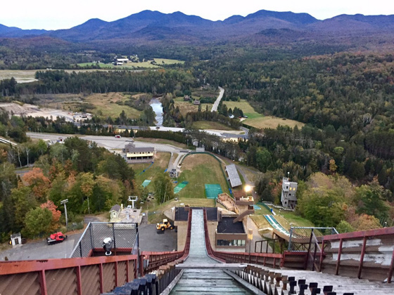 At the Olympic Ski Jumping Complex