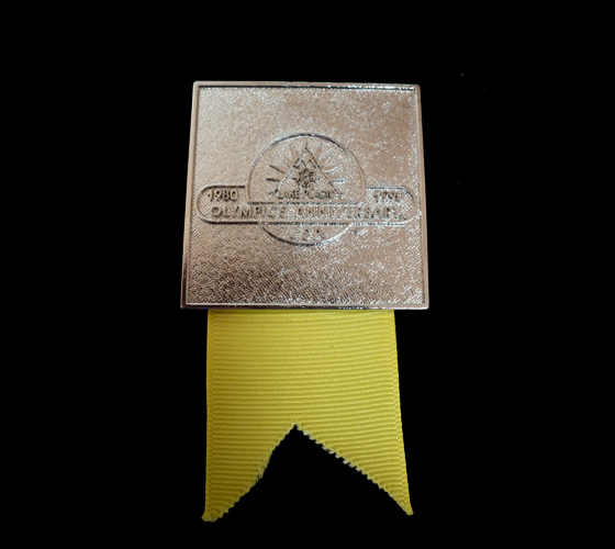 1990 2nd National Olympin Convention, Lake Placid (detail-yellow ribbon)